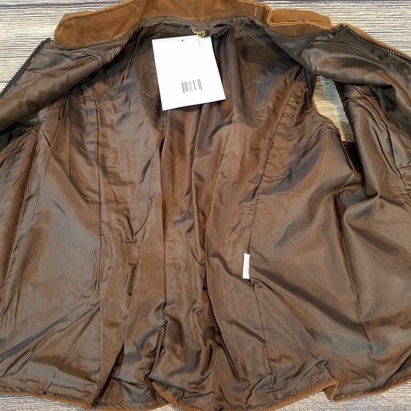 WYOMING TRADERS ABSAROKA CANVAS COWGIRL VEST TAN - Picture 5 of 6